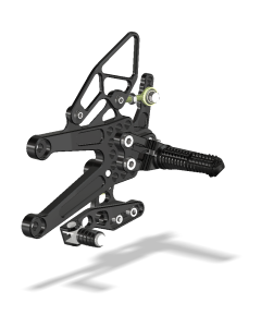 Rear Set Kit, YZF R1 04-06, Black