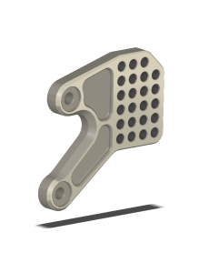 Lt. Bracket, Adj., Yam R3 2015- , Aero Hard