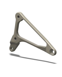 Right Side, Heel Guard Mount, Yam R6 06- , Aero Hard