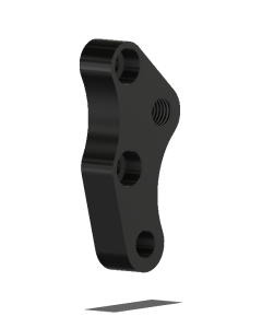 Bellcrank Bracket, Honda CBR600RR 07-  ,  Black