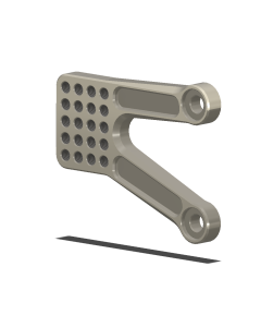 Rt. Bracket, KAW ZX10R 06-09, Aero Hard