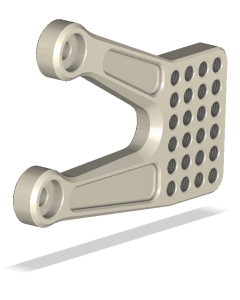 Lt. Bracket, Adj., SUZ GSXR 1000, 17 - , Aero Hard