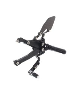 Rear Set Kit, Ducati V4, 2018 -, Black