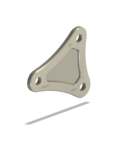 Left Linkage Plate, Triumph 675, Aero Hard