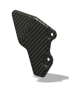Rt. Side Heel Guard, Carbon, 6mm x 45mm