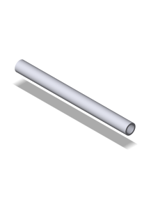 Handle Bar Tube (Lever Guard Mounting), 245mm, Silver