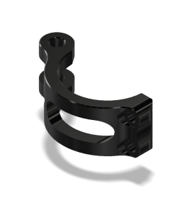 Handle Bar, Clamp, 53mm, Black