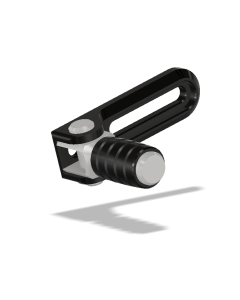 Shift Lever Slider Assembly w/Pedal, Peg Bracket Mounting, Black