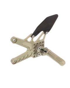 Rearset Kit with Shift Lever, YZF R1 15-  , Aero Hard